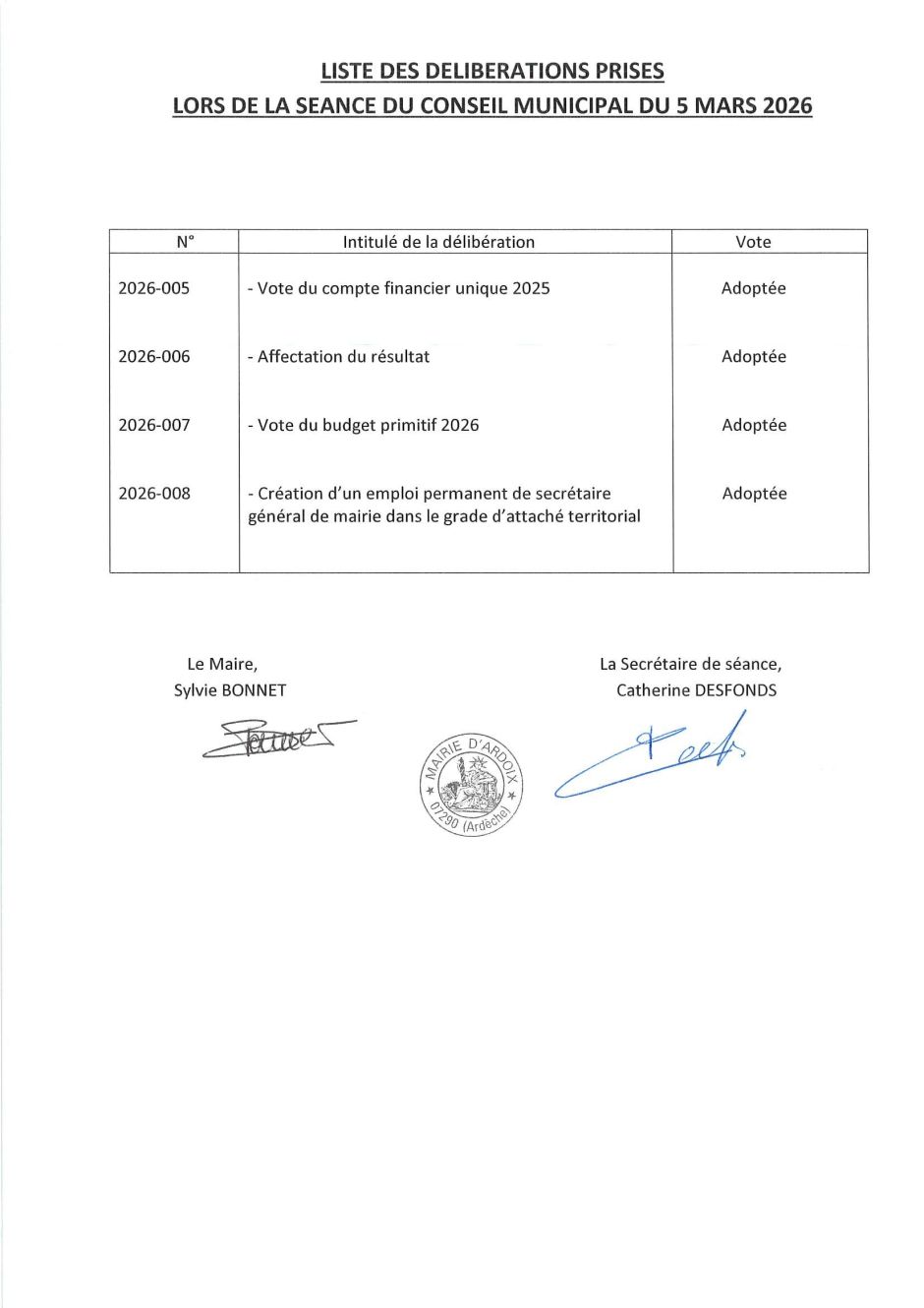 LISTE DES DELIBERATIONS DU 5 MARS 2026.jpg