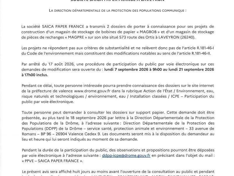 SOCIETE SAICA PAPER FRANCE
